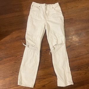 ABERCROMBIE 90s STRAIGHT ULTRA HIGH RISE